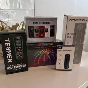 Miscellaneous NEW Electronics bundle Multimeter, Electric Doorbell, etc